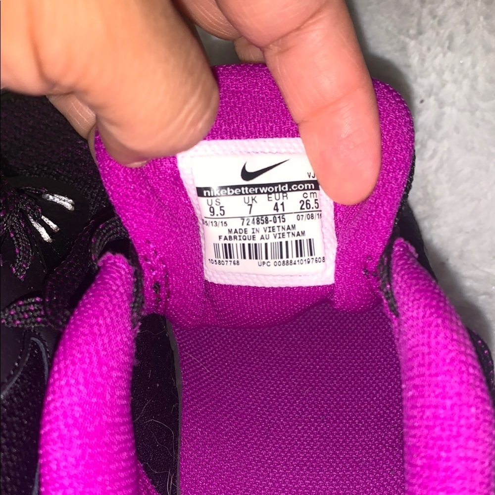 Nike training Flex TR5Black and Purple Athletic Shoes Lightweight and Breathable - Picture 5 of 10